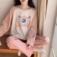 ราคา ชุดนอนหญิงสไตล์เกาหลี กำมะหยี่ สำหรับฤดูหนาว น่ารัก สวมใส่ได้นอกบ้าน (48500320038)