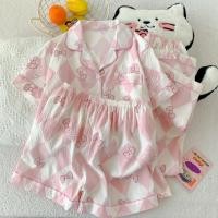 ราคา ชุดนอนสูท Hello Kitty Cloud Cotton แขนสั้น กางเกงขาสั้น สำหรับใส่ในบ้านสไตล์ใหม่ (42626874006)