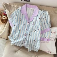 ราคา ชุดนอนลายคิตตี้สีสันสดใสสำหรับสตรี แขนสั้นขาสั้น เบาๆ เหมาะกับฤดูร้อน สามารถเป็นชุดลำลองได้อีกด้วย (42469036666)