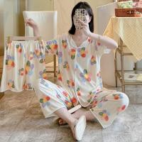 ราคา ชุดนอนฤดูร้อนแขนสั้น สไตล์หวานน่ารัก สำหรับสตรี (40026172096)