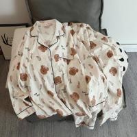 ราคา ชุดนอนผ้าฝ้ายแขนยาวลายจุดหมีสำหรับผู้หญิงและเด็กหญิง น่ารักและสวมใส่ง่ายในทุกฤดู (24997126849)