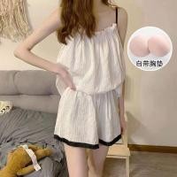 ราคา ชุดนอนยกทรงสไตล์เกาหลีและเซ็กซี่สำหรับผู้หญิง สวมใส่ง่ายในบ้าน และเหมาะสำหรับทุกฤดูกาล (24197082415)