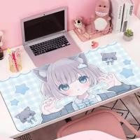 ราคา ญี่ปุ่นสีชมพูหวานอะนิเมะสาวน่ารักแผ่นรองเมาส์ขนาดใหญ่น่ารักสาวหัวใจล็อคขอบโต๊ะ เบาะ สํานักงานคอมพิวเตอร์เมาส์แป้นพิมพ์ XXL เบาะ (54552428205)