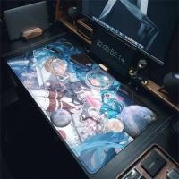 ราคา Mousepad H Hatsunes Miku แผ่นรองเมาส์โต๊ะ Protector อะนิเมะยางสําหรับเล่นเกม Pc Mousemat คีย์บอร์ด XXL Gamer น่ารักอะนิเมะ Deskmat (42873910585)