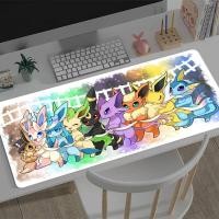 ราคา แผ่นรองเมาส์สําหรับเล่นเกม P Pokemons E Eevees อุปกรณ์เสริม Office Gamer คีย์บอร์ดโต๊ะแผ่นกันลื่นแผ่นปูพื้นขนาดใหญ่ PC HD อะนิเมะ Mousepad (40019692698)