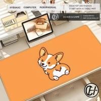 ราคา แผ่นรองเมาส์น่ารัก HD โต๊ะ Pad ขยาย Corgi Gaming คีย์บอร์ดขนาดใหญ่ 40x90 ซม XXL Gamer Mousepad (56050899358)