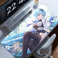 ราคา อะนิเมะ Eula Lawrence แผ่นรองเมาส์น่ารัก HD โต๊ะ Pad ขยายคีย์บอร์ดเกมขนาดใหญ่ 90x40 ซม XXL Gamer Mousepad (51950725988)