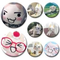 ราคา เยี่ยมชม เข็มกลัดรอบสร้างสรรค์ หมุด เครื่องประดับแฟชั่นอุปกรณ์เสริมการ์ตูนป้ายแมวตลกสําหรับตกแต่งกระเป๋าเป้สะพายหลัง (24443110317)