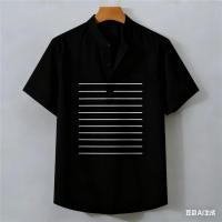 ราคา เสื้อเชิ้ตสีดำสไตล์ไทย ออกแบบหรูหราและเรียบง่าย เหมาะสำหรับโอกาสพิเศษ (56950229074)