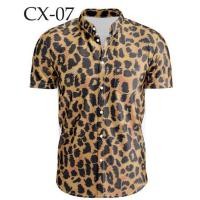 ราคา เสื้อเชิ้ตแขนสั้นติดกระดุมแฟชั่นผู้ชาย พิมพ์ลาย นักดําน้ํา รวมโบฮีเมียน เพสลีย์ เสือดาว เสื้อลําลองมีสไตล์ ผู้ชายอินเทรนด์ (40976809175)