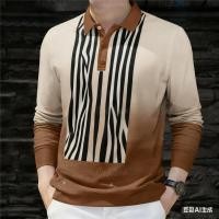 ราคา เสื้อโปโลผู้ชายแขนยาวพิมพ์ลายหลากหลาย ออกแบบมาเพื่อสไตล์ลำลองอินเทรนด์ (55252456466)