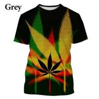 ราคา เสื้อยืดลายใบกัญชาแบบกราฟิก ในหลากสีสัน พร้อมการออกแบบราสตา และธงอเมริกัน เสื้อยืดสไตล์สตรีท เหมาะสำหรับคนรักวัฒนธรรมย่อย (44701284972)