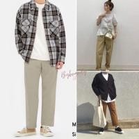 ราคา กางเกง GU chef pants ผ้าคอตตอนผสมโพลีเอสเตอร์ ป้ายชาย หญิงใส่ได้ค่ะ สีเบจน้ำตาล มีเชือกด้านใน เอวสม็อค (26923750376)