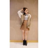 ราคา จียูเสื้อแจ็คเก็ตโอเวอร์ไซส์ 2ways ใส่ได้สองด้าน size M (25093736689)