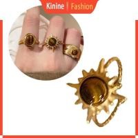 ราคา แหวนหินตาเสือปรับไซส์ได้ สีทองไม่สม่ำเสมอ เครื่องประดับหรูหรา (43066737894)