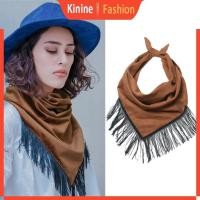 ราคา Kin Light Tan ผ้าพันคอผ้าพันคอผ้าพันคอ Turbans สําหรับผู้หญิงชาย Soft Headscarf Turbans Head Wrap คาวบอย Tan พู่ (24737106680)