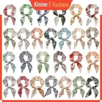 ราคา KIN Skinny Scarf Letter Scarf ผมริบบิ้นผ้าพันคอ Scrunchies ซาติน Bandana (44403395762)