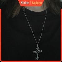 ราคา KIN จี้ crucifix สไตล์Vintage Gothic สำหรับผู้หญิง ดีไซน์โซ่ยาวแบบ choker สำหรับคนที่ชอบสไตล์ Punk (42770389554)
