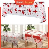 ราคา KIN ผ้าปูโต๊ะพลาสติกสำหรับฮาโลวีน สกุลและลายมือบลอดดี้ สี่เหลี่ยมผืนผ้า scary style (54351092655)