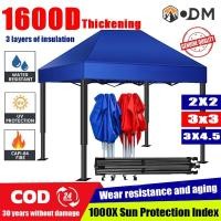 ราคา OUTDOORMORE เต็นท์พับได้ เต็นท์ขายของ 2x2M 3x3M 3x4 5M 3x6Mกันสาดกลางแจ้ง กลางแจ้ง เต้นท์ จอดรถ แข็งแรง 1600Dผ้าหนาผ้าใบ Folding tent (43450839836)