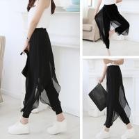 ราคา กางเกงกระโปรงลําลอง ผ้าชีฟอง ทรงหลวม เหมาะกับใส่เต้นรํา สําหรับผู้หญิง (23628665270)