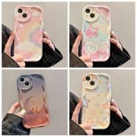 ราคา เคสโทรศัพท์ลายสายรุ้ง Moon Star สีสันสดใสสําหรับ iPhone AIR 17 Pro Max 17 Pro Soft Case (42419321834)