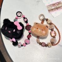 ราคา การ์ตูนสองด้านตุ๊กตา เคที ลูกปัดโทรศัพท์มือถือจี้สาวน่ารักกระเป๋าตกแต่งโซ่แมวกุญแจรถจี้ (54302447423)