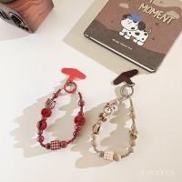 ราคา อิน เกาหลีตาข่ายหมีลูกปัดโทรศัพท์มือถือเชือกเส้นเล็กพวงกุญแจโซ่กล้องจี้จี้โทรศัพท์มือถือสั้น 51 (46801534936)