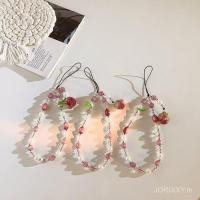 ราคา Little Sweetheart Design Spring Cherry Blossom Pink Clear Mobile Phone Lanyard Mobile Phone Chain ccd Camera Chain Women Universal 52 (56201702670)