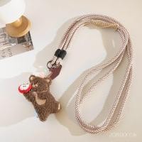 ราคา น่ารักมีความสุขแอปเปิ้ลหมีสีน้ําตาลจี้เคสโทรศัพท์เชือกเส้นเล็กแนวทแยงยาวเชือกจี้สาวหัวใจทุกการแข่งขันกระเป๋าเป้สะพายหลัง (55051400417)