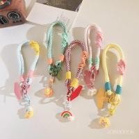 ราคา สไตล์ใหม่สีคมชัดเคสโทรศัพท์จี้ที่ไม่ซ้ํากันสายรุ้งเมฆพวงกุญแจจี้กระเป๋าจี้โทรศัพท์แบบพกพาสากล (52301530781)