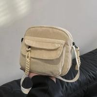 ราคา กระเป๋าคาดเอว CORDUROY สไตล์เกาหลี Harajuku สำหรับวัยรุ่นและนักเรียน (50200093102)