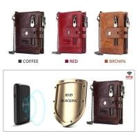 ราคา JEEP กระเป๋าสตางค์หนังผู้ชายแกะสลักฟรีกระเป๋าใส่เหรียญผู้ชายกระเป๋าสตางค์ขนาดเล็ก Portomonee Chain ของขวัญสําหรับผู้หญิง dropship (42705196116)