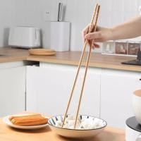 ราคา ตะเกียบหม้อไฟขยายทอดทนอุณหภูมิสูงในครัวเรือนไม้เนื้อแข็งกันลื่นป้องกันร้อนตะเกียบไม้ไผ่คุณภาพสูง (45000118238)