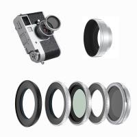 ราคา Magnetic MCUV CPL 1 4 Black Mist VND Neutral Density Lens Filter Lens Cap Lens Hood for Fujifilm X Half X HF1 Fuji Xhalf Camera (43957747537)