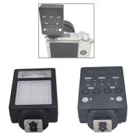 ราคา Mini 2in1 LED Fill Light Speedlite Phone Remote Flash Bi Color Adjustable 2500 6500K for Most Canon Nikon Sony Fuji Camera (28679615303)