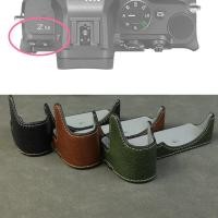 ราคา Z5II PU ครึ่งเคสตัวตัวป้องกันฐานสําหรับกล้อง Nikon Z5 II Z5 Mark II (29040558346)