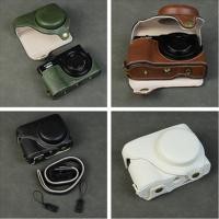 ราคา Synthetic Leather Camera Base Body Cover Kit Case Protector for Panasonic LUMIX DC ZS99 DC TZ99 ZS99 TZ99 DCZS99 DCTZ99 Camera (27588182477)