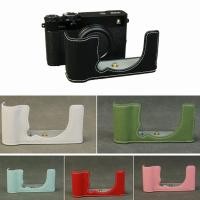 ราคา XE5 PU Half Case Body Base Protector Synthetic Leather Bag Shoulder Neck Strap for Fujifilm X E5 Fuji xe5 Camera (40118050611)