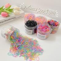 ราคา หนังยางรัดผม ยางรัดผมเด็ก 500 1 500 เส้น ยางมัดผม แบบใช้แล้วทิ้ง (42700264544)