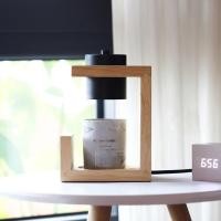ราคา โคมไฟอุ่นเทียน Candle Warmer ตั้งเวลา หรี่แสง โคมไฟเทียนอ โคมไฟละลายเทียนหอม พร้อมหลอดไฟฟรี 1 หลอด (26664057734)
