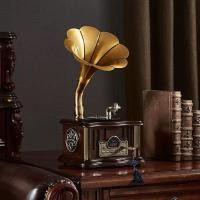 ราคา คลังสินค้าพร้อมจัดส่งที่รวดเร็ว ย้อนยุคคิดถึงมินิวิทยุไวนิลตกแต่งแผ่นเสียง MP3 เครื่องเล่นเพลงลําโพงคุณภาพสูง (43972724559)