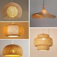 ราคา โคมไฟญี่ปุ่นจี้แสงหยดน้ํา โคมไฟแขวนวินเทจ โคมไฟระย้าหวายไม้ไผ่ โคมไฟเพดาน โคมไฟแขวนเพดาน (40310768274)