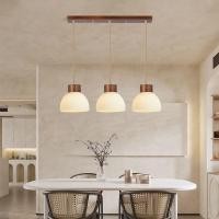 ราคา โคมไฟห้องอาหารไม้ซุงสไตล์ญี่ปุ่น led ไฟติดห้อง โคมไฟติดเพดาน (43614498058)