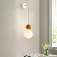 ราคา โคมไฟติดผนังภายในห้องนอน Nordic โคมไฟข้างเตียงตกแต่งบ้านโคมไฟติดผนัง Led โคมไฟติดผนังห้องนั่งเล่นโมเดิร์น (43226957270)