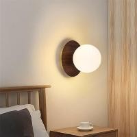 ราคา โคมไฟติดผนัง สไตล์นอร์ดิก นํา โคมไฟติดผนังข้างเตียงที่ทันสมัยเรียบง่าย สําหรับตกแต่งห้องนอน ห้องนั่งเล่น มงกุฎ (53852509515)