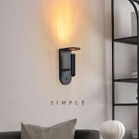 ราคา โคมไฟติดผนังแบบหมุนได้ โคมไฟอ่านหนังสือข้างเตียง พร้อมสปอตไลท์ สําหรับตกแต่งห้องนอน ห้องนั่งเล่น มงกุฎ (48052523832)