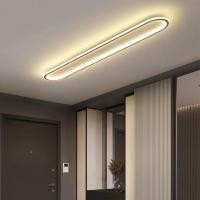 ราคา โคมไฟเพดาน นํา สามสี สไตล์นอร์ดิก โมเดิร์น มินิมอล สําหรับติดเพดาน ระเบียง แถบยาว โคมไฟทางเดิน ห้องแต่งตัว (56650725089)