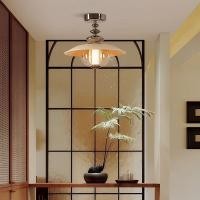 ราคา โคมไฟเพดานกระจก นํา มินิมอล สไตล์นอร์ดิก โคมไฟเพดานวินเทจ สําหรับตกแต่งห้องนั่งเล่น ห้องนอน ระเบียง มงกุฎ (41126723143)