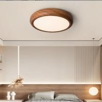 ราคา โคมไฟเพดานวินเทจ สไตล์นอร์ดิก มินิมอล สีวอลนัท โคมไฟเพดาน นํา ห้องนอน สําหรับตกแต่งห้องนั่งเล่น ระเบียง มงกุฎ (53001092353)